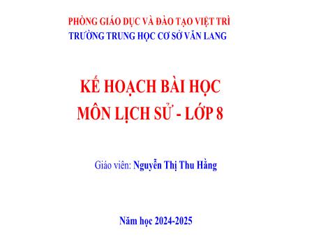 Bài giảng Lịch Sử và Địa Lí 8 - Chương 1, Bài 1: Cách mạng tư sản Anh và cuộc chiến trang giành độc lập của 13 thuộc địa Anh ở Bắc Mĩ