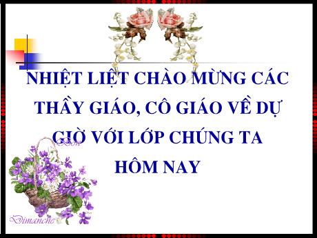 Bài giảng Ngữ Văn 6 - Tiết 57, Bài 13: Chỉ từ