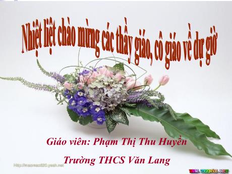 Bài giảng Ngữ Văn 6 - Tiết 89: Buổi học cuối cùng (An-phông-xơ Đô-đê) - Phạm Thị Thu Huyền