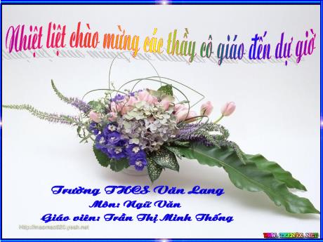 Bài giảng Ngữ Văn 6 - Tiết 99: Lượm (Tố Hữu) - Trần Thị Minh Thống