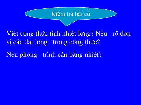 Bài giảng Vật Lí 9 - Bài 16: Định luật Jun - Len xơ